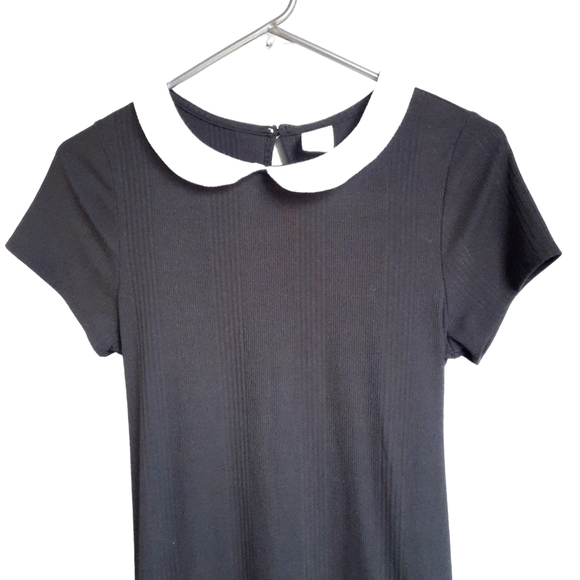 Wonder Nation Wednesday Adams Black Dress White Collar 18 XXL Girls Goth W Small - Picture 7 of 8